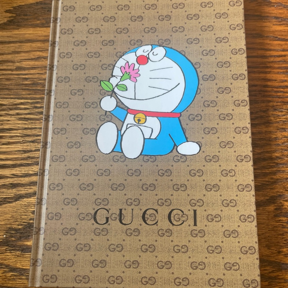 Gucci Brown Doraemon Notebook